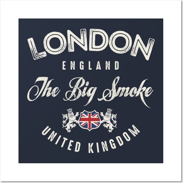 London Great Britain Vintage Wall Art by Designkix